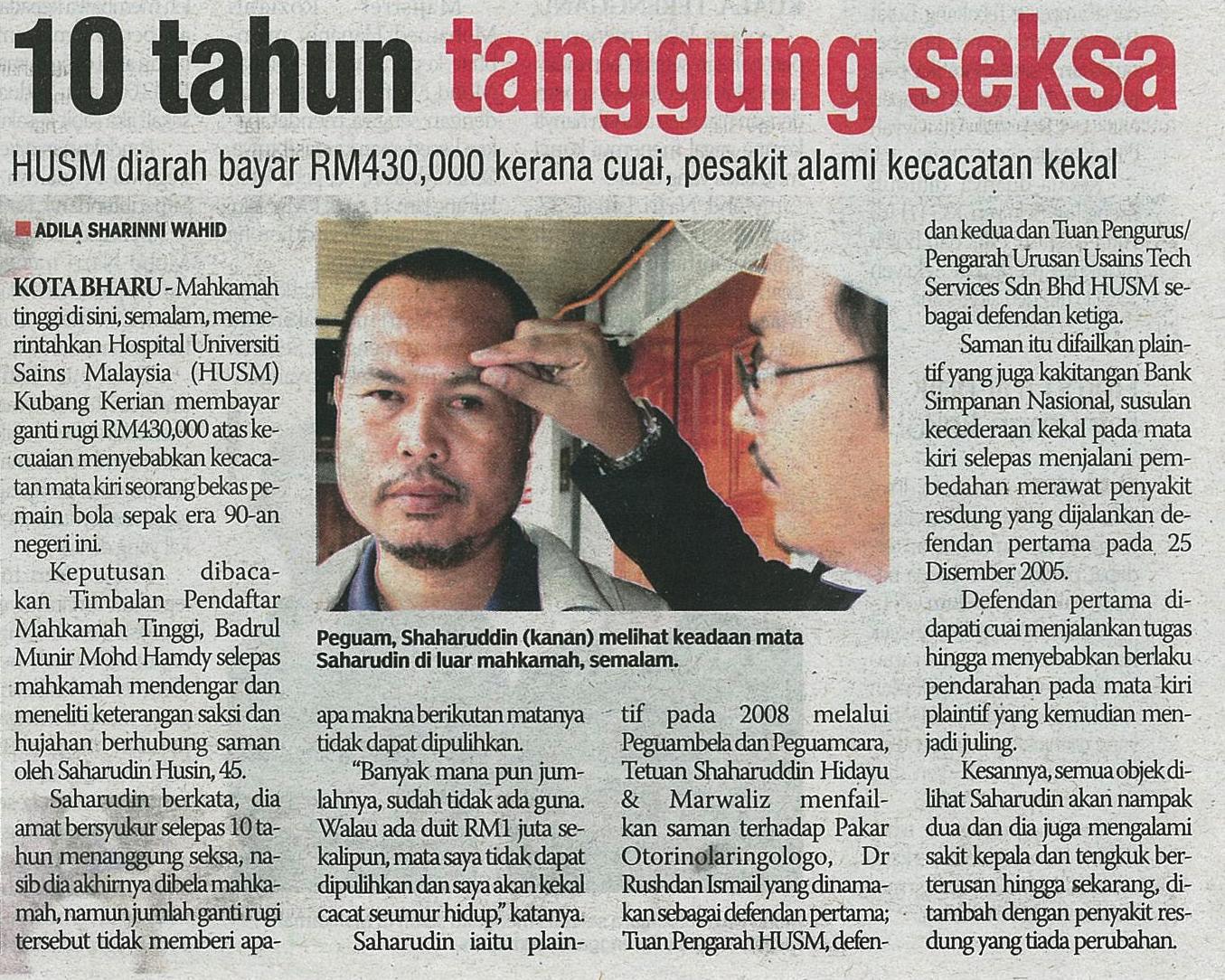 1 April 2015 10 tahun tanggung seksa S.Harian